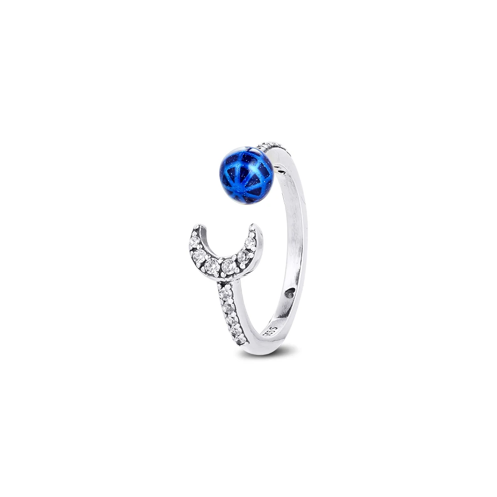 Authentic 925 Sterling Silver Ring Planet & Moon Wedding Engagement Rings for Women Jewelry Gift Bijoux Femme
Authentic 925 Sterling Silver Ring Planet & Moon Wedding Engagement Rings for Women Jewelry Gift Bijoux Femme