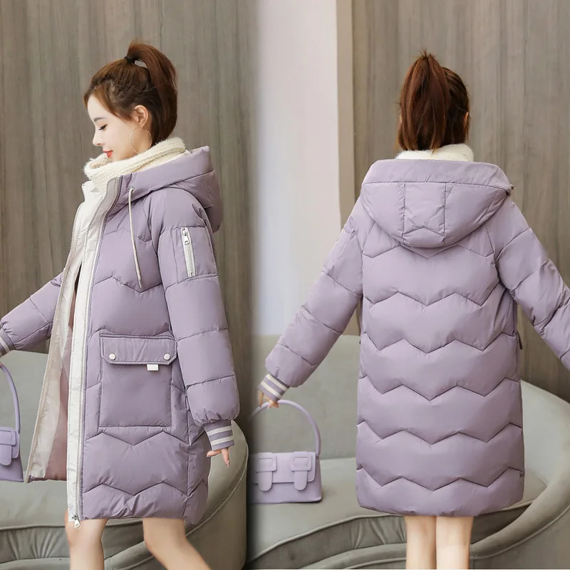 2020 New down Quilted fashion Cotton-Padded Clothes Women's Style Loose Winter Jacket Winter Hipster Mid-Length Cotton Jacket
2020 New down Quilted fashion Cotton-Padded Clothes Women's Style Loose Winter Jacket Winter Hipster Mid-Length Cotton Jacket