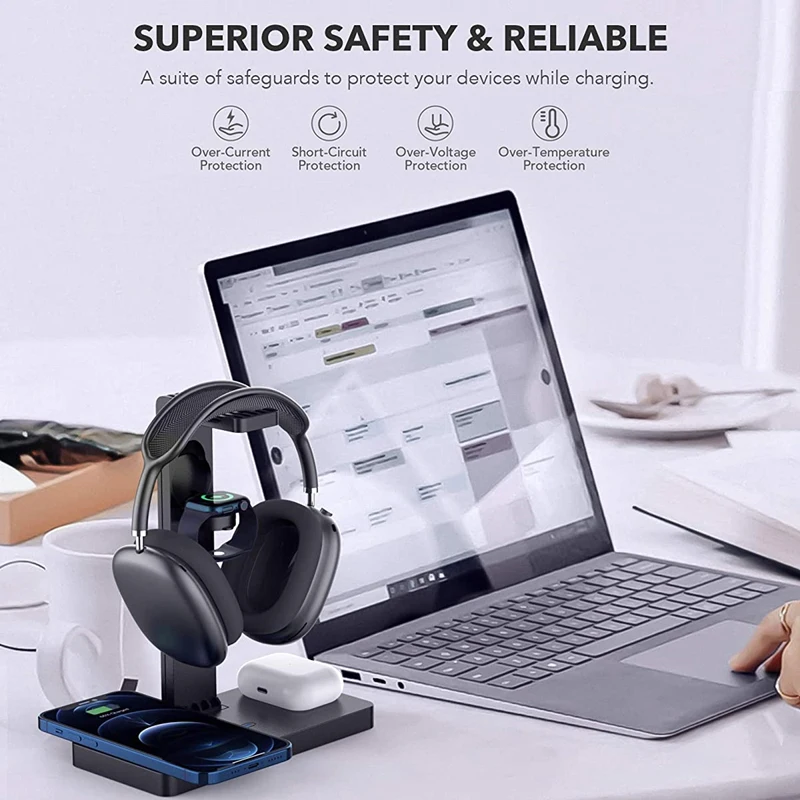 Wireless Charger Stand 3 In1 Qi Wireless Fast Charging Holder Station For Apple Watch Airpods IPhone Mobile Phone Headset
Wireless Charger Stand 3 In1 Qi Wireless Fast Charging Holder Station For Apple Watch Airpods IPhone Mobile Phone Headset