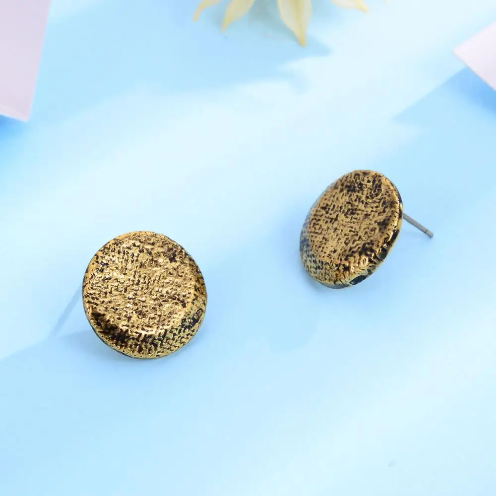 Statement Earrings for Women Indian Classic Round Mujer Accessories Brand Designer Ethnic Stud | Украшения и аксессуары