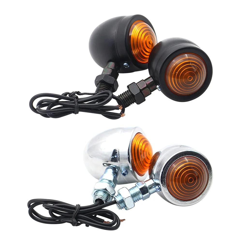 2pcs Motorcycle Turn Signals Lamp Replacement Amber Lens Retro Motorbike Indicator Blinker Lights Motorcycle Equipment
2pcs Motorcycle Turn Signals Lamp Replacement Amber Lens Retro Motorbike Indicator Blinker Lights Motorcycle Equipment