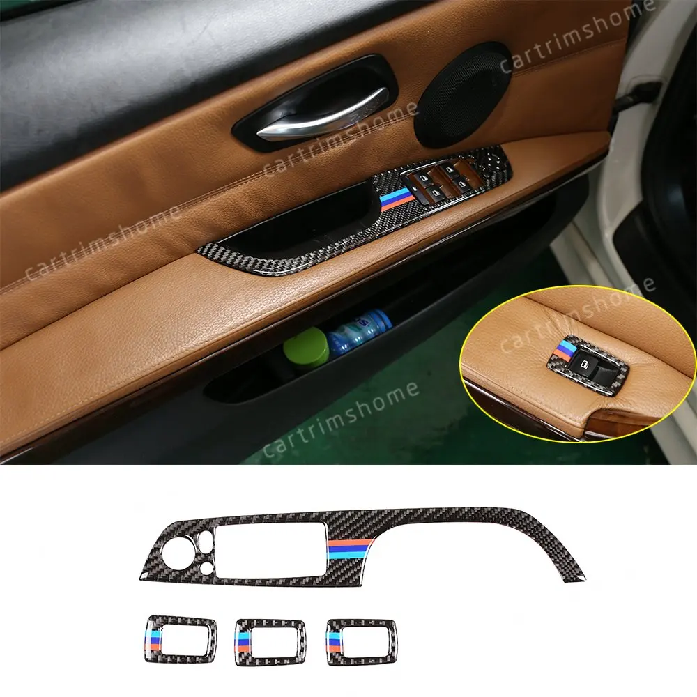 Чехол из углеродного волокна для кнопки переключения дверей и окон для BMW 3 серии E90 2005-2012
Чехол из углеродного волокна для кнопки переключения дверей и окон для BMW 3 серии E90 2005-2012