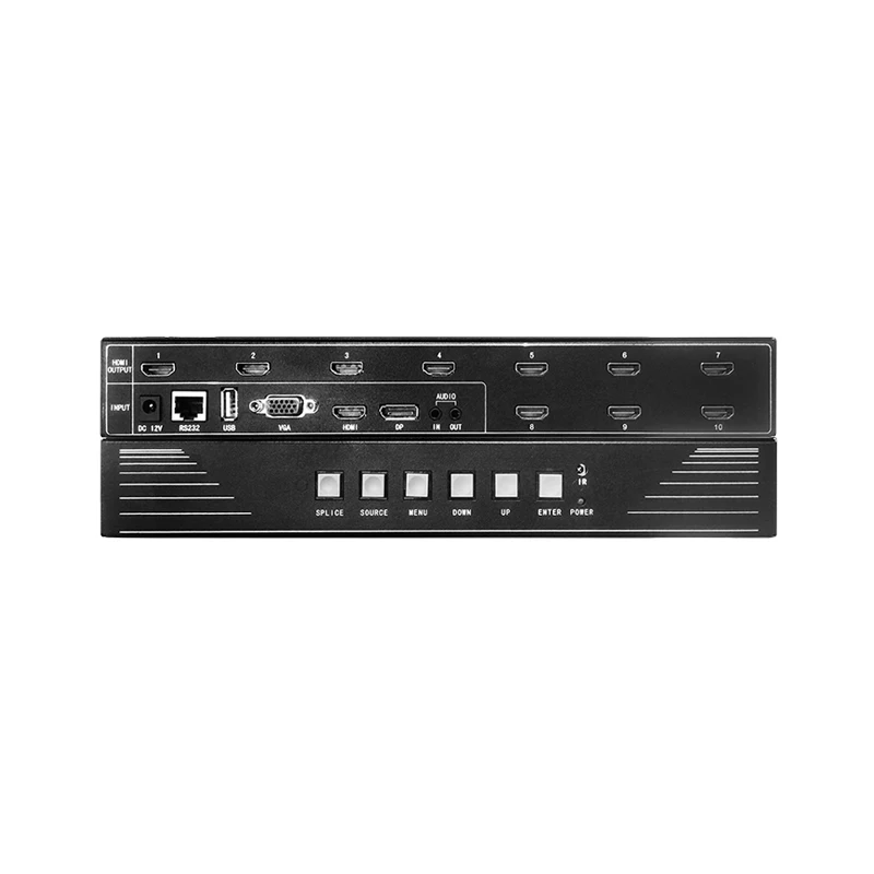 4K 2X4 Video Wall Controller 1x8 1x9,1x10 2x5 Splicing TV Wall Video Wall Controller Processor
4K 2X4 Video Wall Controller 1x8 1x9,1x10 2x5 Splicing TV Wall Video Wall Controller Processor