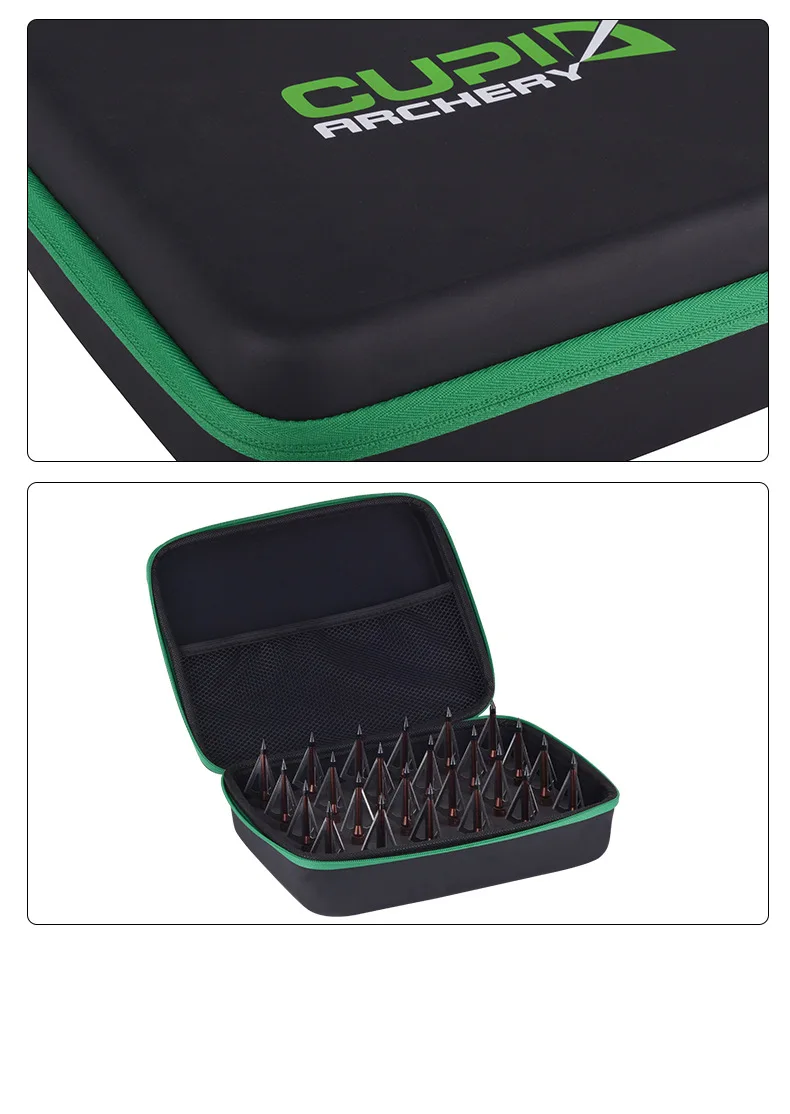 20*26/7.5cm Arrow Storage Box Sponge Pad Can Put 24 Pcs Arrowhead for Archery Hunting Shooting
20*26/7.5cm Arrow Storage Box Sponge Pad Can Put 24 Pcs Arrowhead for Archery Hunting Shooting