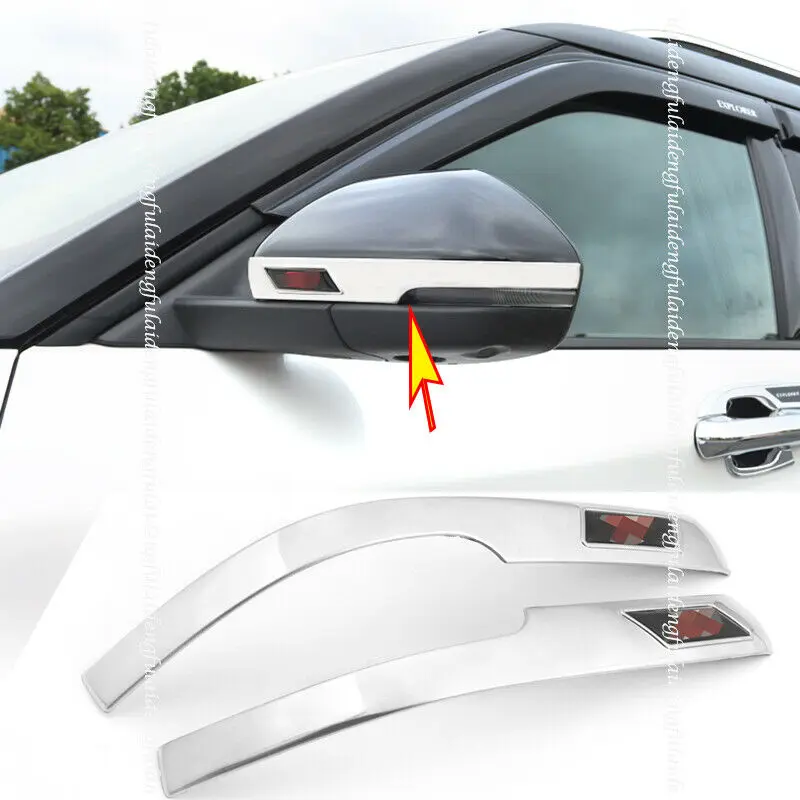 For Ford Explorer 2020-2021 Stainless Steel Rearview Side Mirror Cover Trim decor Strip 2Pcs Car Accessories
For Ford Explorer 2020-2021 Stainless Steel Rearview Side Mirror Cover Trim decor Strip 2Pcs Car Accessories