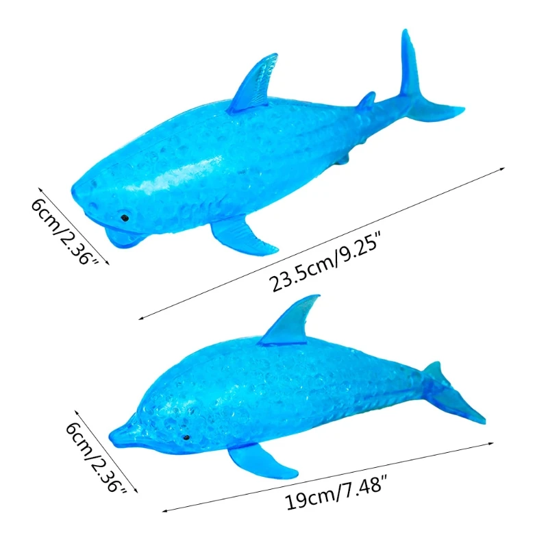 Stress Relief Balls Squishy Balls Squeeze Blue Shark Vent Toys Non-toxic Plastic Party Favors for Children & Adults
Stress Relief Balls Squishy Balls Squeeze Blue Shark Vent Toys Non-toxic Plastic Party Favors for Children & Adults