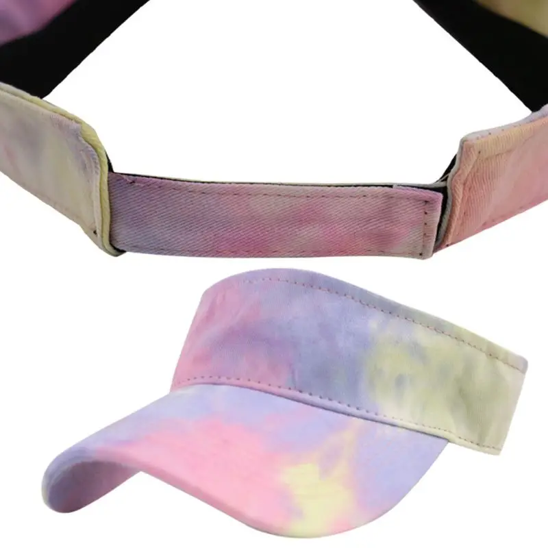 Unisex Sport Empty Top Baseball Cap Colorful Gradient Tie-Dye Outdoor Sunscreen Hip Hop Adjustable Cotton Sun Visor Hat
Unisex Sport Empty Top Baseball Cap Colorful Gradient Tie-Dye Outdoor Sunscreen Hip Hop Adjustable Cotton Sun Visor Hat
