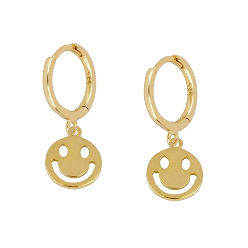 925 Sterling Silver Ear Buckle Gold Simple Smiley Face Earrings for Women Smile Drop Dangle Hoop Earrings Party Jewelry Gift
925 Sterling Silver Ear Buckle Gold Simple Smiley Face Earrings for Women Smile Drop Dangle Hoop Earrings Party Jewelry Gift