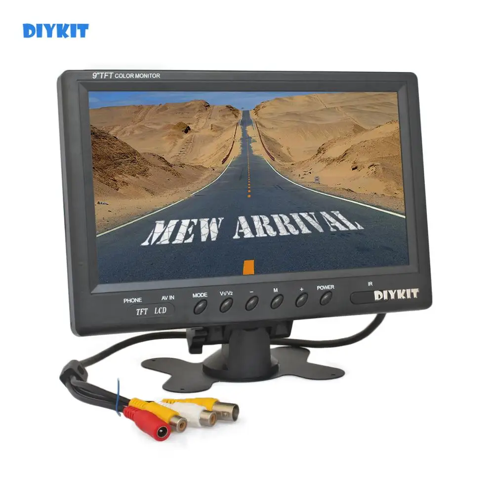 Автомобильный ЖК-монитор DIYKIT, экран для задний вид автомобиля с входом BNC/AV, пульт дистанционного управления DVD VCR 9 "TFT
Автомобильный ЖК-монитор DIYKIT, экран для задний вид автомобиля с входом BNC/AV, пульт дистанционного управления DVD VCR 9 "TFT