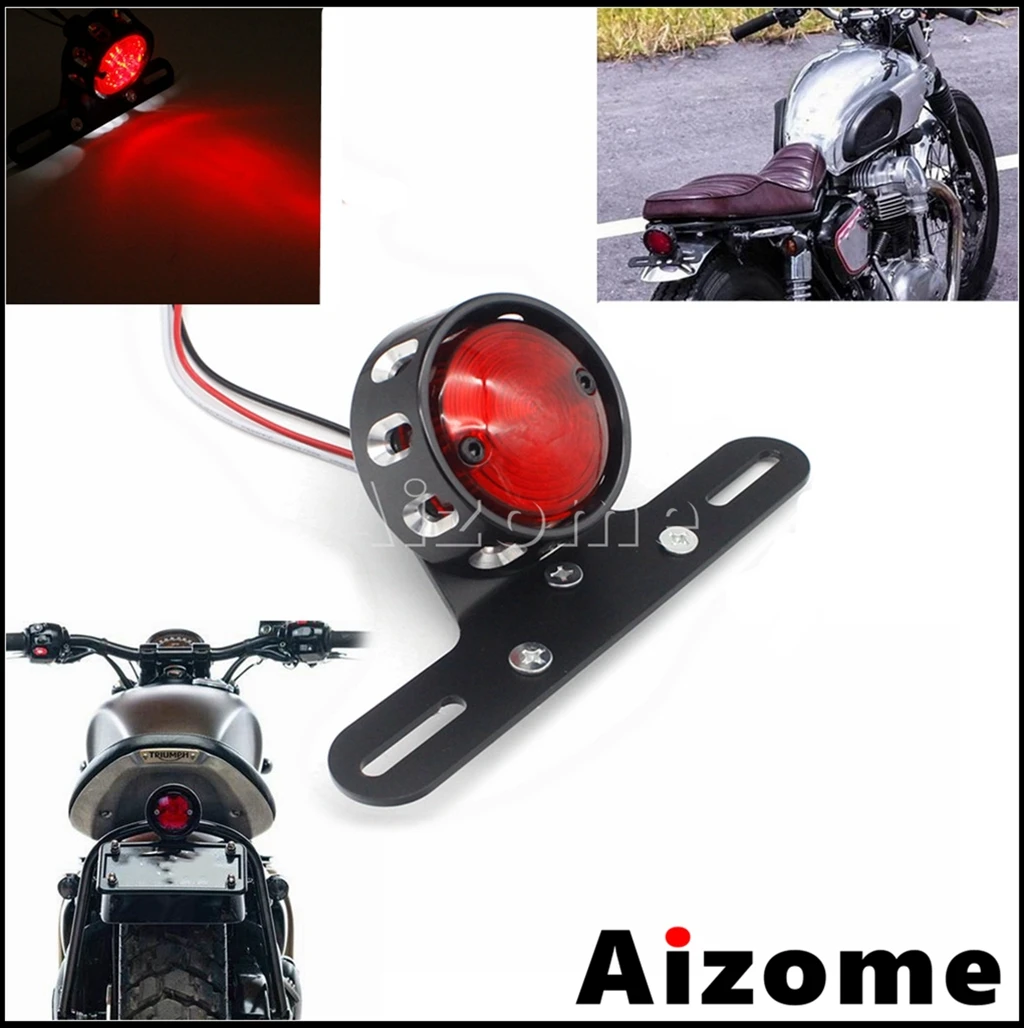Motorcycle Stop LED Light Vintage Drilled Taillight For Harley Honda Yamaha Suzuki Chopper Cafe Racer Rear Brake Lamps
Motorcycle Stop LED Light Vintage Drilled Taillight For Harley Honda Yamaha Suzuki Chopper Cafe Racer Rear Brake Lamps