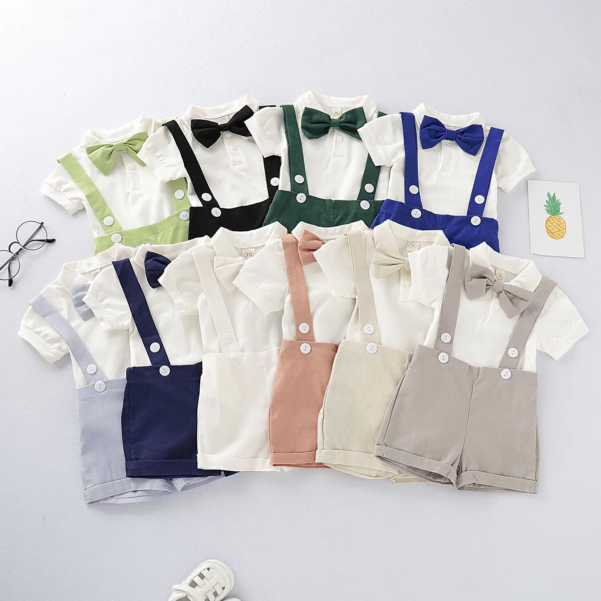 Newborn Baby Boys Outfits Baby Strap Short Sleeve 2pcs Rompers Suit Clothes for Baby Overalls for Baby Playsuit Toddler Clothes
Newborn Baby Boys Outfits Baby Strap Short Sleeve 2pcs Rompers Suit Clothes for Baby Overalls for Baby Playsuit Toddler Clothes