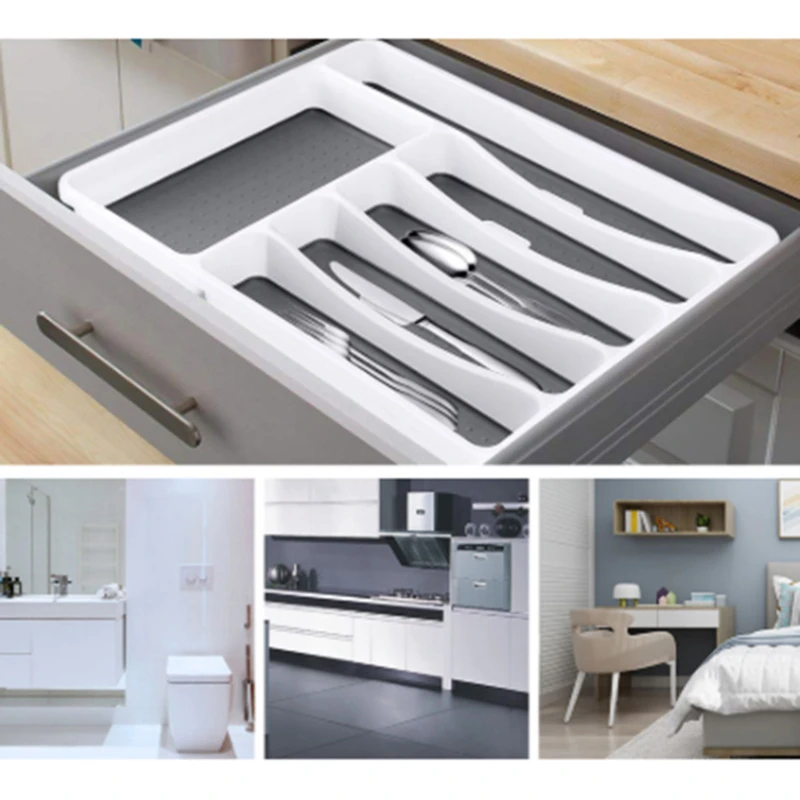 Compartments Cutlery Tray Kitchen Storage Drawer Separation Organizer Spoon Knife Fork Tableware Tray Home Supply
Compartments Cutlery Tray Kitchen Storage Drawer Separation Organizer Spoon Knife Fork Tableware Tray Home Supply