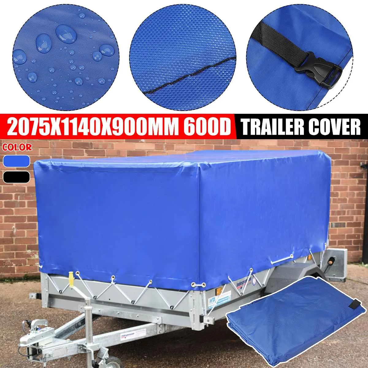 Car Trailer Cover Foldable Outdoor Camping Rooftop Protector Cover Trailerable Automobile Truck RV Boat Cover 600D Waterproof
Car Trailer Cover Foldable Outdoor Camping Rooftop Protector Cover Trailerable Automobile Truck RV Boat Cover 600D Waterproof