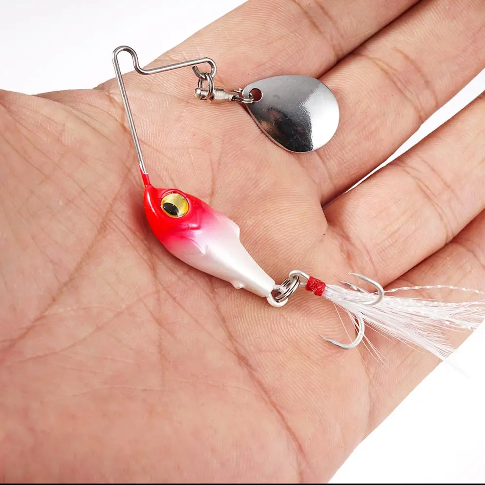 SUNMILE Fishing Spinnerbait Lures 10g/15g/20g Copper Blade Spinner Baits for Bass Pike Tiger Muskie Metal Jig Lure
SUNMILE Fishing Spinnerbait Lures 10g/15g/20g Copper Blade Spinner Baits for Bass Pike Tiger Muskie Metal Jig Lure