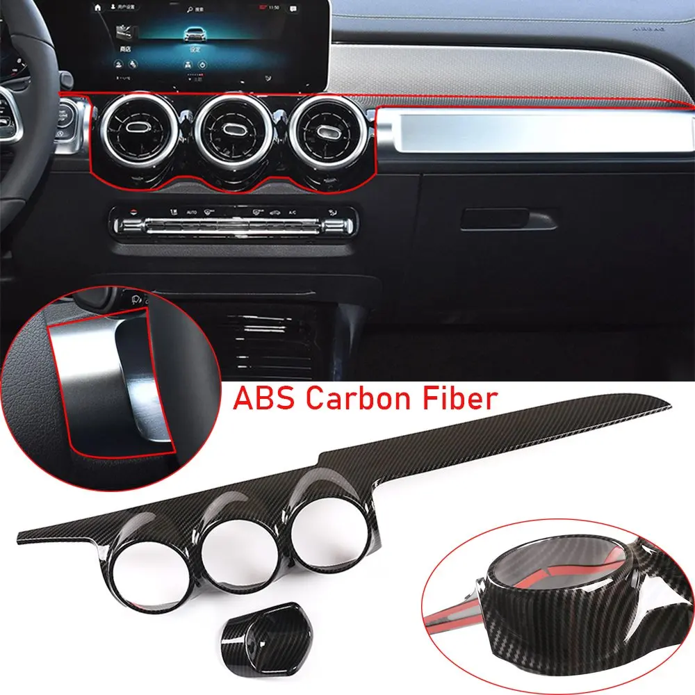 Carbon Fiber ABS Control Dashboard Air Outlet Trim For Benz GLB Class X247 2019-2020
Carbon Fiber ABS Control Dashboard Air Outlet Trim For Benz GLB Class X247 2019-2020