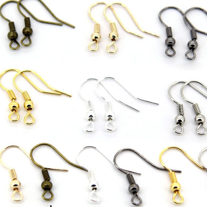 100pc/lot 2cm/0.8" Iron Ear Hook Wire Clasp With Bead For Women Creative Hook Earrings DIY Jewelry Making Supplies
100pc/lot 2cm/0.8" Iron Ear Hook Wire Clasp With Bead For Women Creative Hook Earrings DIY Jewelry Making Supplies
