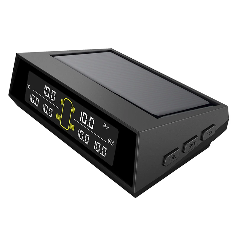 Wireless Tire Pressure Monitoring System Solar TPMS System LCD Display 6 External Sensor for Bus Truck Car
Wireless Tire Pressure Monitoring System Solar TPMS System LCD Display 6 External Sensor for Bus Truck Car