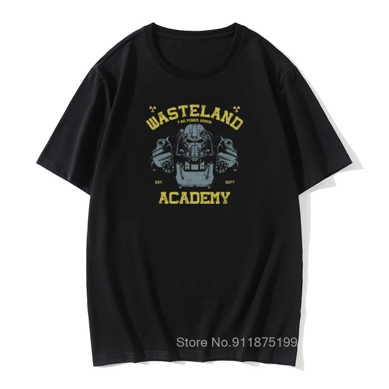 Fallout T-60 Academy Game Tshirt Mens 100% Cotton Fabric Autumn Round Neck T Shirts 2020 Funny Tee-Shirts Print 3D
Fallout T-60 Academy Game Tshirt Mens 100% Cotton Fabric Autumn Round Neck T Shirts 2020 Funny Tee-Shirts Print 3D
