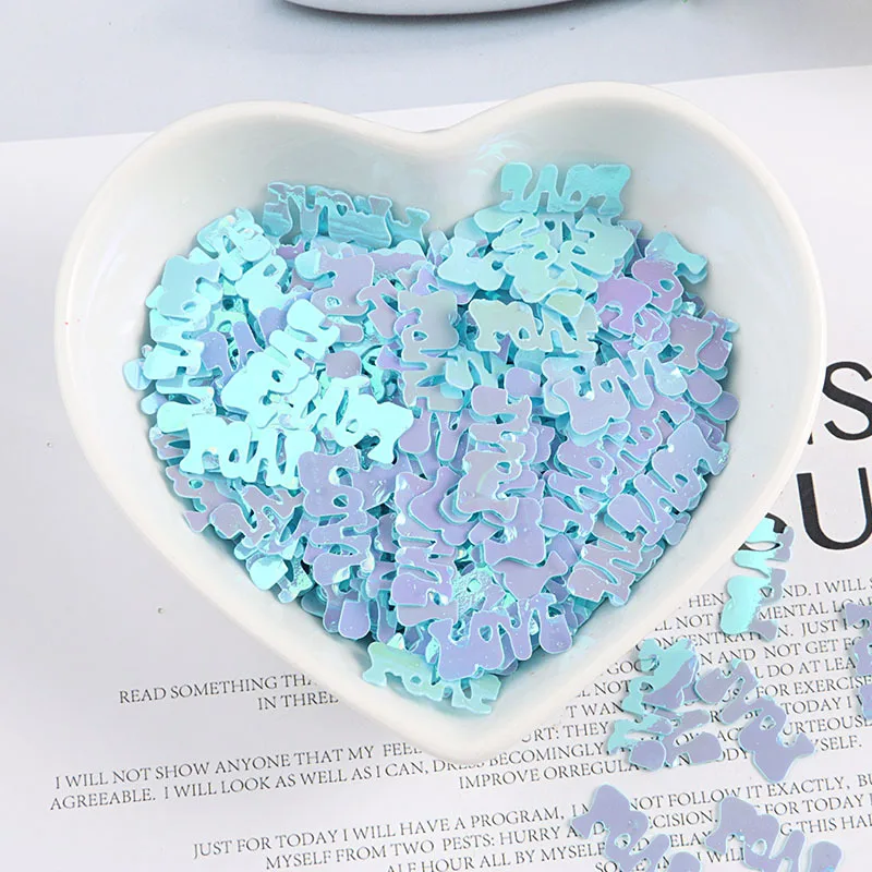 10g/Pack 240Pcs 6*14mm Colorful Love Letters Shape Loose Sequins Paillettes Sewing Craft, Women Garments Bags DIY Accessories
10g/Pack 240Pcs 6*14mm Colorful Love Letters Shape Loose Sequins Paillettes Sewing Craft, Women Garments Bags DIY Accessories