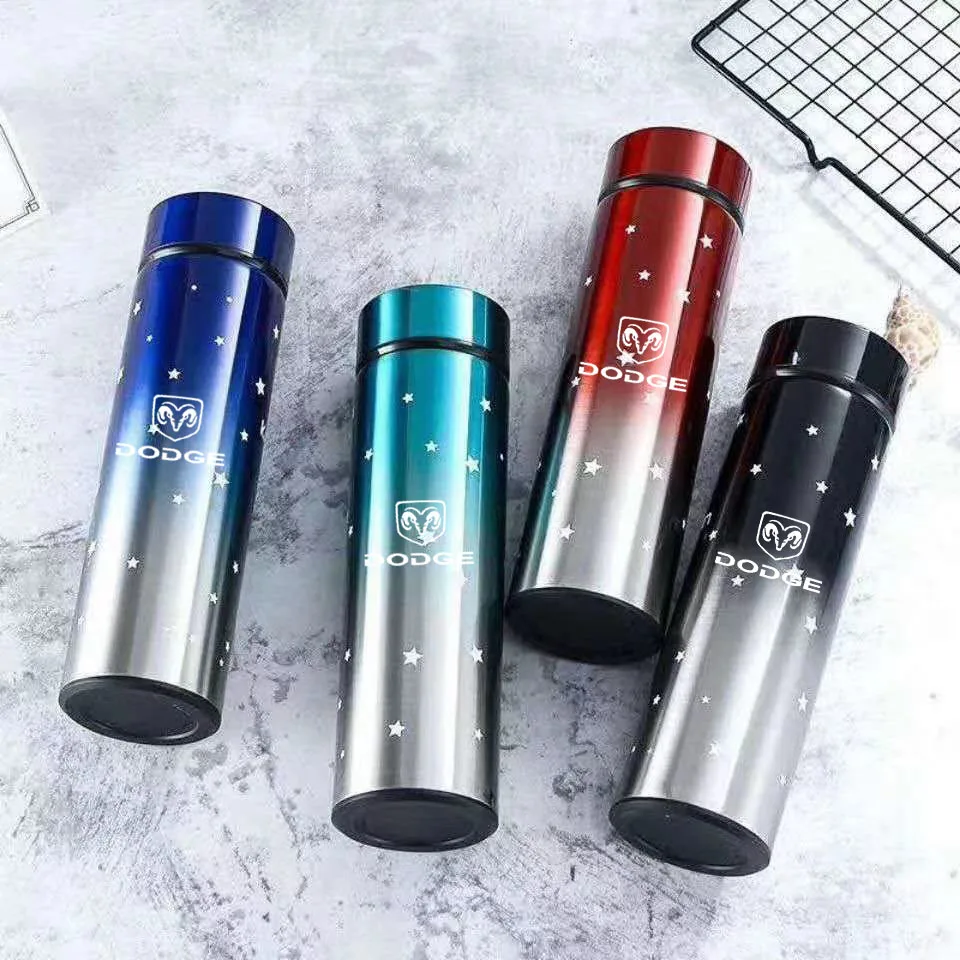 500ML Intelligent Thermos Temperature Display Stainless Steel Vacuum Water Cup For Dodge Challenger Caliber RAM Charger Durango
500ML Intelligent Thermos Temperature Display Stainless Steel Vacuum Water Cup For Dodge Challenger Caliber RAM Charger Durango