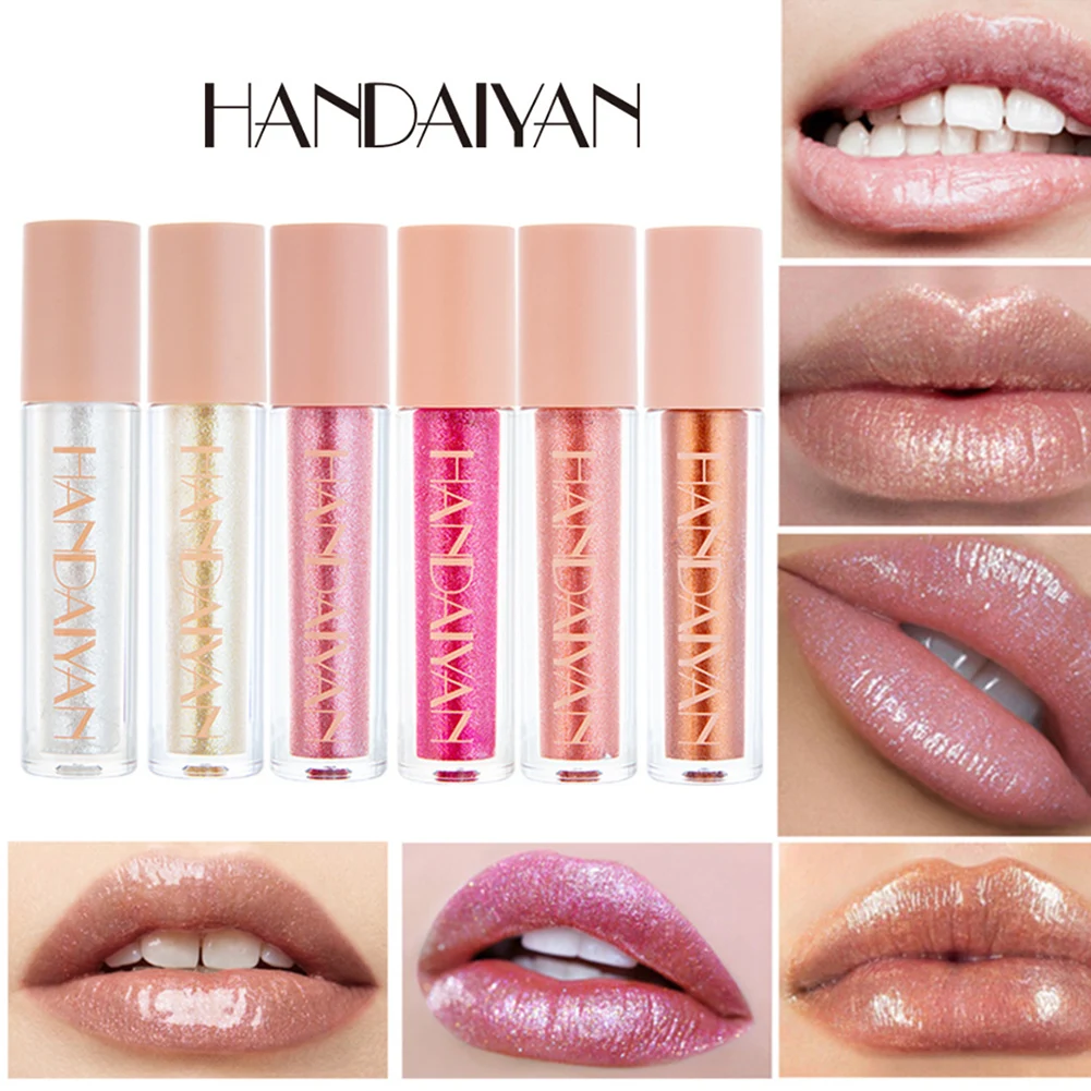 HANDAIYAN Lipstick Diamond Shimmer Glitter Lipg Loss Matte Waterproof To Glitter Liquid Lipstick Diamond Pearl Colour Lip Gloss
HANDAIYAN Lipstick Diamond Shimmer Glitter Lipg Loss Matte Waterproof To Glitter Liquid Lipstick Diamond Pearl Colour Lip Gloss