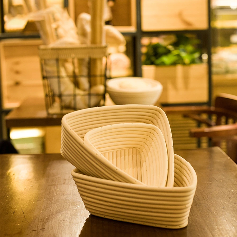 Natural Oval Rattan Bread Fermentation Basket Bread Tools Round Mold Ou Bag Fermentation Basket Baking Tools
Natural Oval Rattan Bread Fermentation Basket Bread Tools Round Mold Ou Bag Fermentation Basket Baking Tools