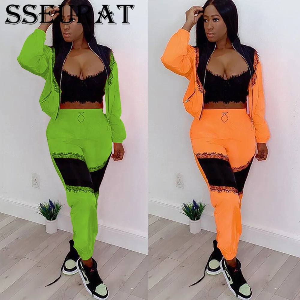 SSEURAT Patchwork Two Piece Set Women Casual Zipper Long Sleeve Top Sports Pants Sets Autumn Tracksuit
SSEURAT Patchwork Two Piece Set Women Casual Zipper Long Sleeve Top Sports Pants Sets Autumn Tracksuit