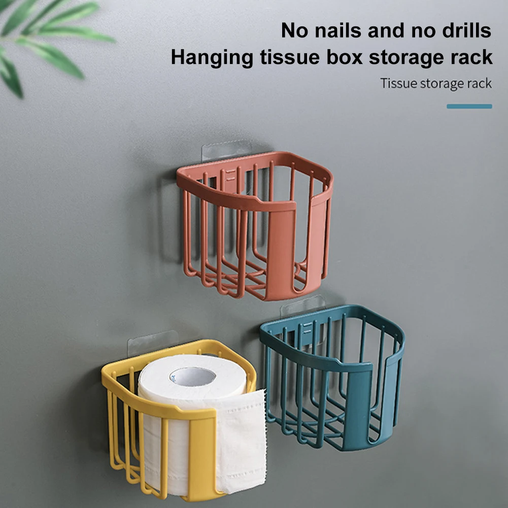 Tissue Box Toilet Paper Roll Holder Bath Wall Mounted Storage Rack Shelf Storage Box For Home Bathroom Accessories Storage Tools
Tissue Box Toilet Paper Roll Holder Bath Wall Mounted Storage Rack Shelf Storage Box For Home Bathroom Accessories Storage Tools