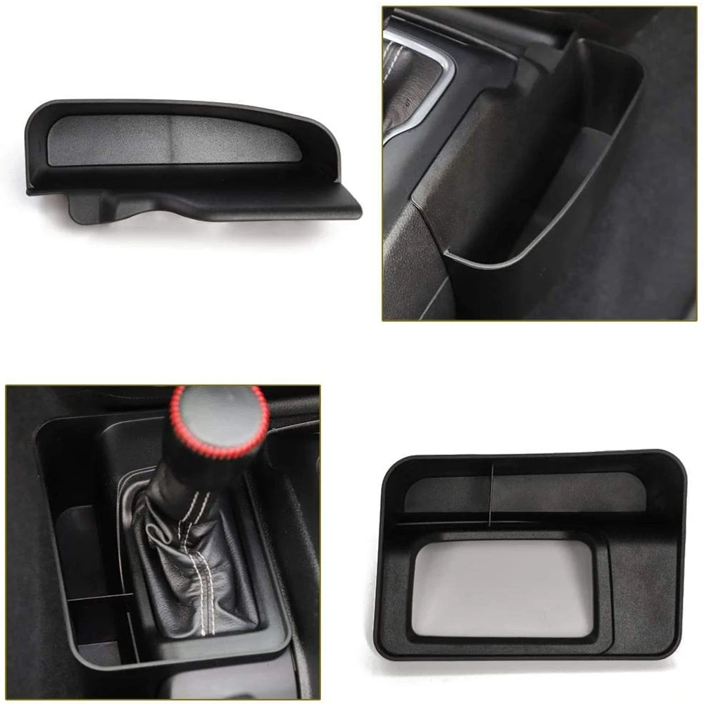 

2 PCS /Pair Gear Shifter Storage Box Console Side Phone Card Holder Manual Tray For Jeep Wrangler JL JLU 18 19 Gladiator JT 2020