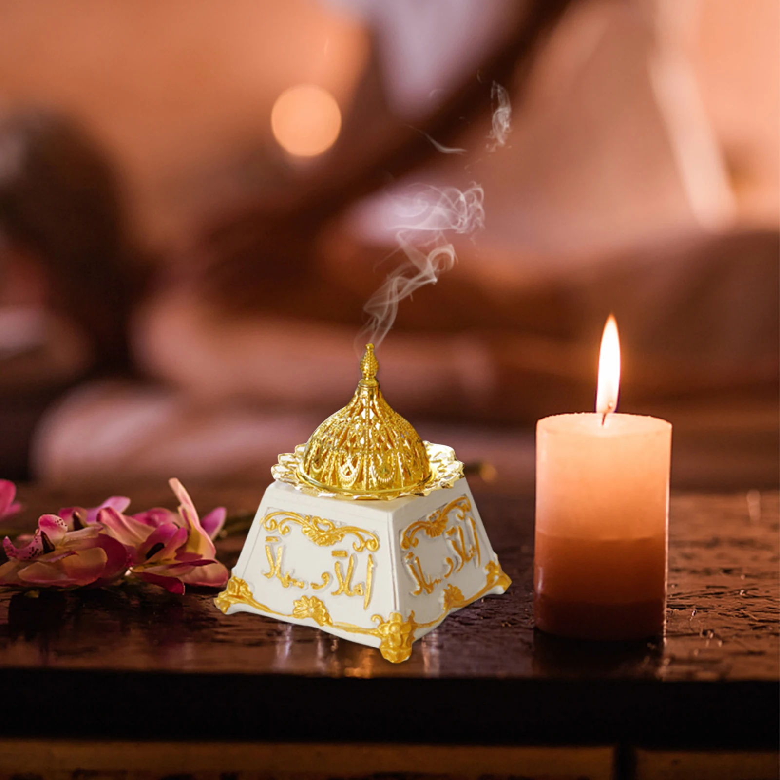 Multi-color Arabian Incense Burner Retro Resin Metal Aromatherapy Incense Holder Mini Sandalwood Censer
Multi-color Arabian Incense Burner Retro Resin Metal Aromatherapy Incense Holder Mini Sandalwood Censer