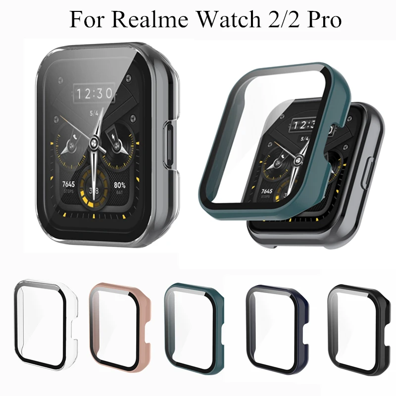 Glass + Cover For Realme Watch 2/2 Pro Case 360 Full Screen Protector Watch Case PC Bumper For Realme Watch 2Pro Shell
Glass + Cover For Realme Watch 2/2 Pro Case 360 Full Screen Protector Watch Case PC Bumper For Realme Watch 2Pro Shell