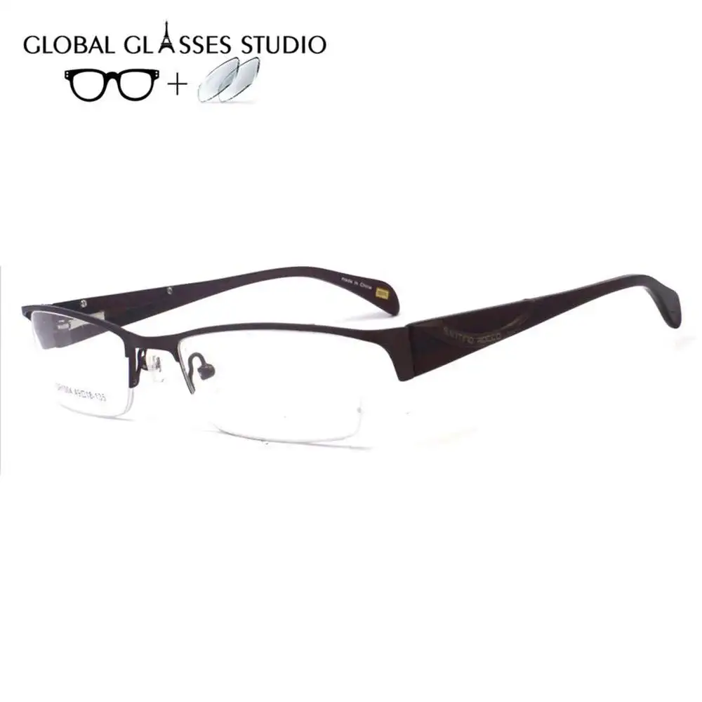 SR1004-C5 Spring Hinge Business Style Unisex Special Coffee Color Frame Half Frame Prescription glasses
SR1004-C5 Spring Hinge Business Style Unisex Special Coffee Color Frame Half Frame Prescription glasses