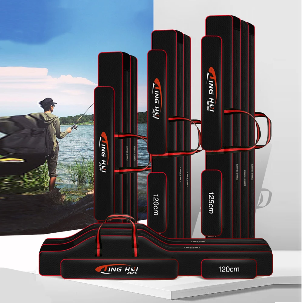 Large Capacity Waterproof Oxford Cloth Fishing Bags Portable Folding Fishing Rod Carrier Fishing Pole Tools Storage Bag X348G
Large Capacity Waterproof Oxford Cloth Fishing Bags Portable Folding Fishing Rod Carrier Fishing Pole Tools Storage Bag X348G