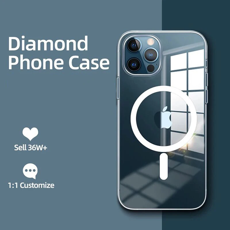 Magnetic Magnet Case For iPhone 13 12 11 Pro Max Mini 7 8 Plus X XS Max XR Case For Magsafing Wireless Charging Transparent Case
Magnetic Magnet Case For iPhone 13 12 11 Pro Max Mini 7 8 Plus X XS Max XR Case For Magsafing Wireless Charging Transparent Case