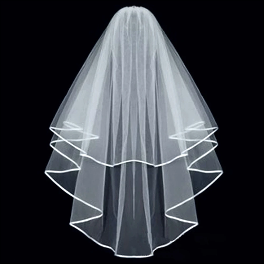 Wedding Accessories Short Simple Wedding Veil White Beige Two Layer Bridal Veil With Comb Cheap Wedding Veil Wedding Accessories
Wedding Accessories Short Simple Wedding Veil White Beige Two Layer Bridal Veil With Comb Cheap Wedding Veil Wedding Accessories