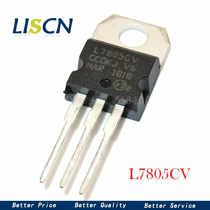 10 . L7805CV TO220 L7805-220 7805 LM7805 MC7805 IC 
10 . L7805CV TO220 L7805-220 7805 LM7805 MC7805 IC