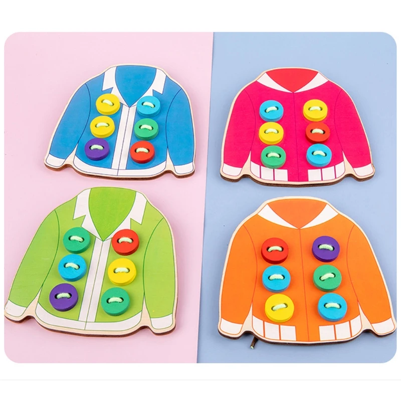 Children's Handmade Toys DIY Wear Sewing Button Game Toddler Early Learning Educational Toys Hand Eye Coordination Threading
Children's Handmade Toys DIY Wear Sewing Button Game Toddler Early Learning Educational Toys Hand Eye Coordination Threading