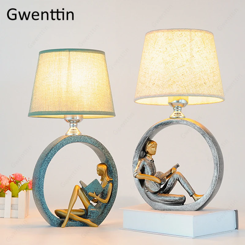 Reading Girl Table Lamp Guitar Boy Standing Desk Light for Bedroom Study Bedside Lamp Light Fixtures Luminaire Nordic Home Decor
Reading Girl Table Lamp Guitar Boy Standing Desk Light for Bedroom Study Bedside Lamp Light Fixtures Luminaire Nordic Home Decor