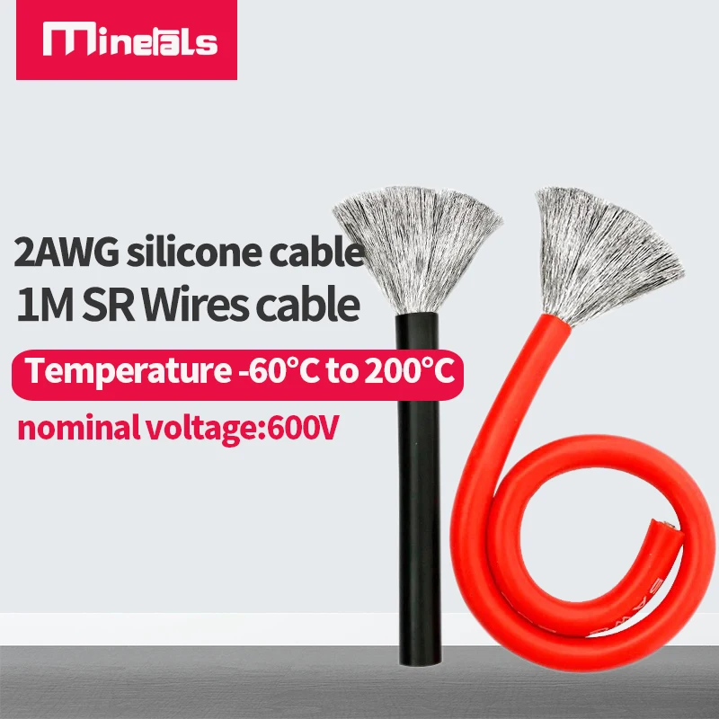 Tinned Coper Wire 2AWG Soft Silicone Super Flexible Wires Heat ResistantUltra soft Silicone Wire Temperature Cable 
Tinned Coper Wire 2AWG Soft Silicone Super Flexible Wires Heat ResistantUltra soft Silicone Wire Temperature Cable
