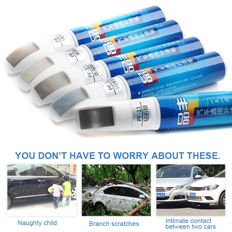 1pc 6 color Car Paint Repair Pen Scratch Repair Pen Paint Repair Red Black White Silver Gray Paint Touch Pen
1pc 6 color Car Paint Repair Pen Scratch Repair Pen Paint Repair Red Black White Silver Gray Paint Touch Pen