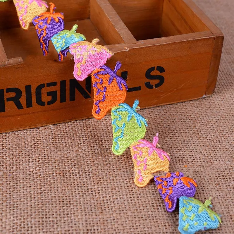 15Yards 40mm Wide Colorful Fruit Shape Lace Ribbon Trim Sewing Crafts Women Cloth Dress Accessories Home DIY Crafts 
15Yards 40mm Wide Colorful Fruit Shape Lace Ribbon Trim Sewing Crafts Women Cloth Dress Accessories Home DIY Crafts
