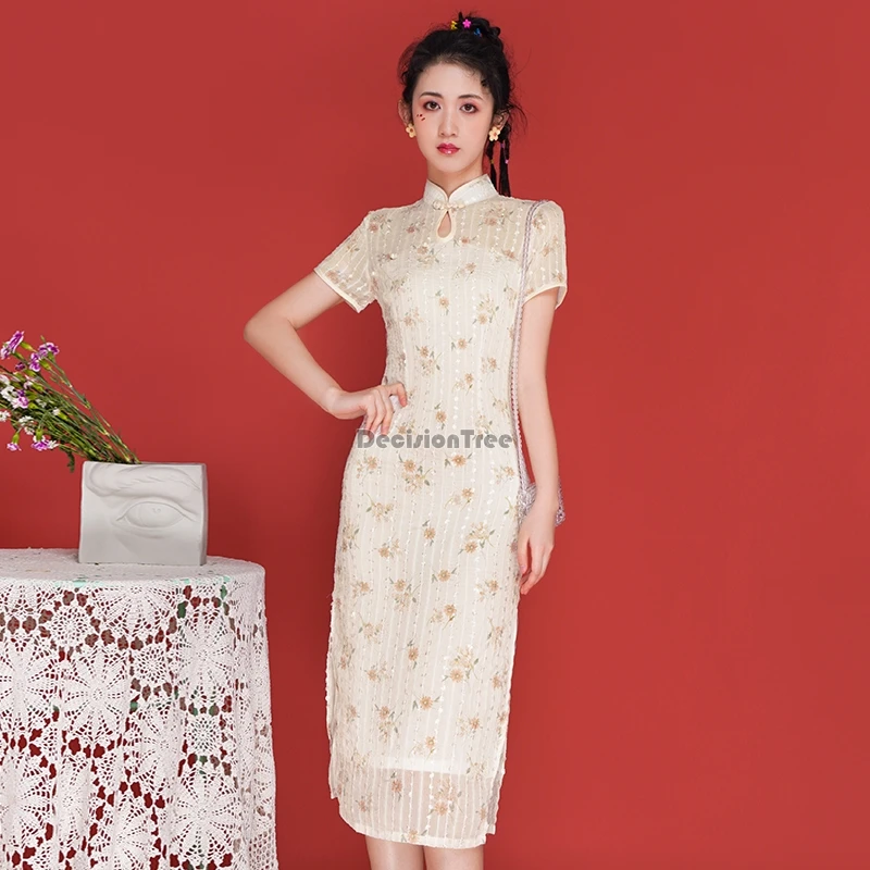 2022 sweet lady cheongsam vestidso women qipao lace bride wedding party dress gown elegant lady party dress oriental dress qipao
2022 sweet lady cheongsam vestidso women qipao lace bride wedding party dress gown elegant lady party dress oriental dress qipao