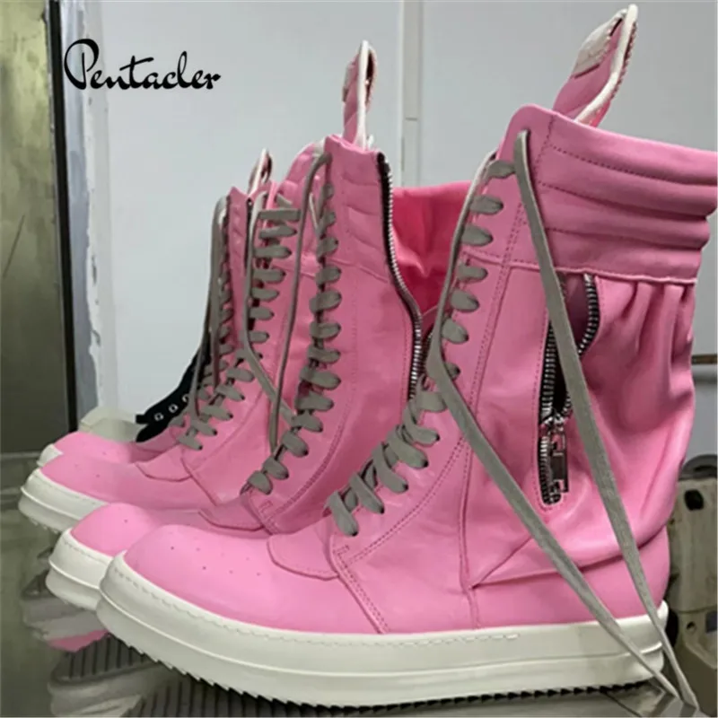 Pentacler 21ss Exclusive TPU Sole unisex Motorcycle Leather Boot Men High-TOP Mid-Calf Winter purple Boots Lace Up Punk Shoes
Pentacler 21ss Exclusive TPU Sole unisex Motorcycle Leather Boot Men High-TOP Mid-Calf Winter purple Boots Lace Up Punk Shoes