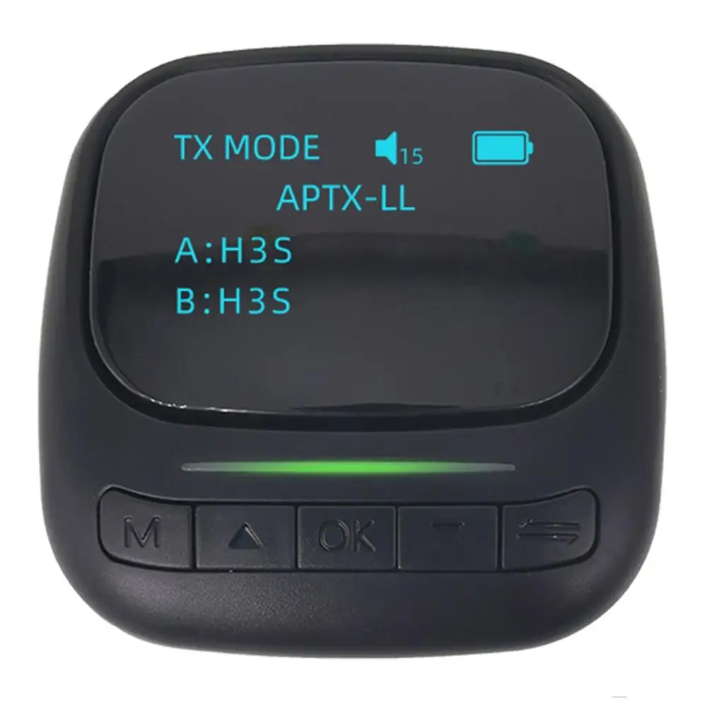 Bluetooth 5.0 Audio Transmitter Receiver OLED Display Aptx LL AAC Stereo Wireless Adapter 3.5mm AUX RCA for TV Car PC Speaker
Bluetooth 5.0 Audio Transmitter Receiver OLED Display Aptx LL AAC Stereo Wireless Adapter 3.5mm AUX RCA for TV Car PC Speaker