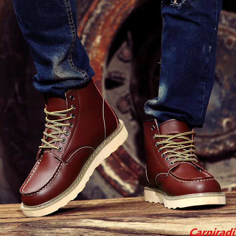 Outdoor Waterproof High Top Winter Ankle Boots Men High Quality Warm Fur Casual Martin Boots Male Non-slip Walking Working Shoes
Outdoor Waterproof High Top Winter Ankle Boots Men High Quality Warm Fur Casual Martin Boots Male Non-slip Walking Working Shoes