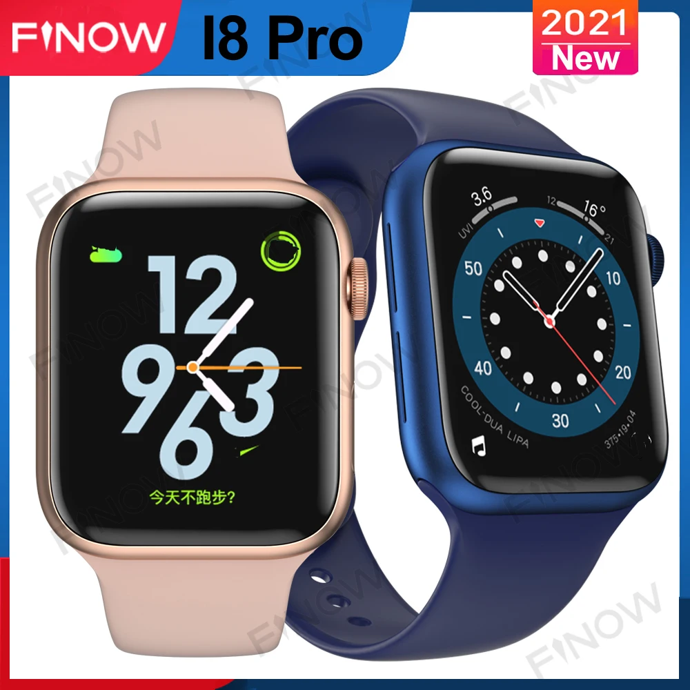 Фото Смарт-часы Finow IWO13 Pro I8Pro 2021 Series 6 мужские умные часы с беспроводной зарядкой и
