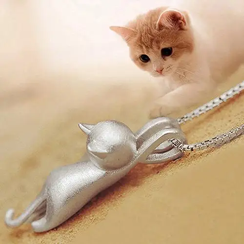 HOT SALES!!!New Arrival Women Sterling Silver Lovely Jumping Cat Pendant Necklace Collar Jewelry Wholesale Dropshipping
HOT SALES!!!New Arrival Women Sterling Silver Lovely Jumping Cat Pendant Necklace Collar Jewelry Wholesale Dropshipping