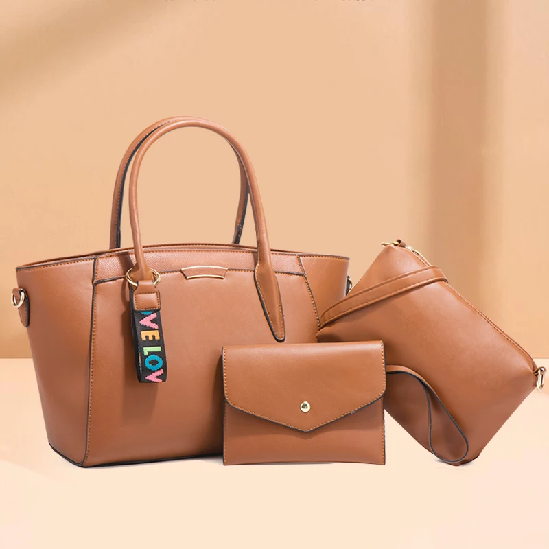 New Fashion Ladies Bags PU Leather Women's Top-Handle Bag Trendy Simple Large Capacity Composite Bag Female Handbags Totes
New Fashion Ladies Bags PU Leather Women's Top-Handle Bag Trendy Simple Large Capacity Composite Bag Female Handbags Totes