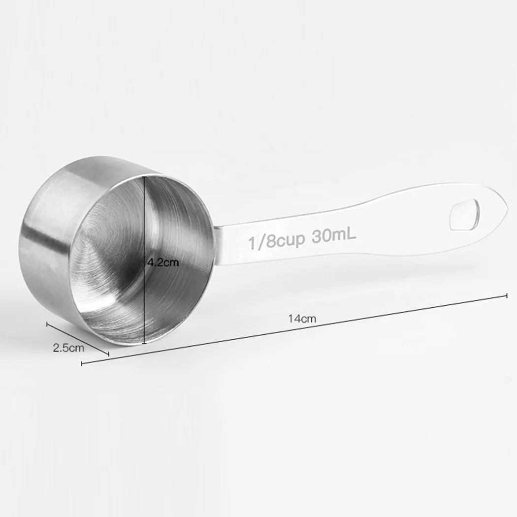 30ML Stainless Steel Coffee Spoon Milk Powder Tea Leaves Measuring Scoop Baking Spoons Kitchen Measurement Gadgets
30ML Stainless Steel Coffee Spoon Milk Powder Tea Leaves Measuring Scoop Baking Spoons Kitchen Measurement Gadgets