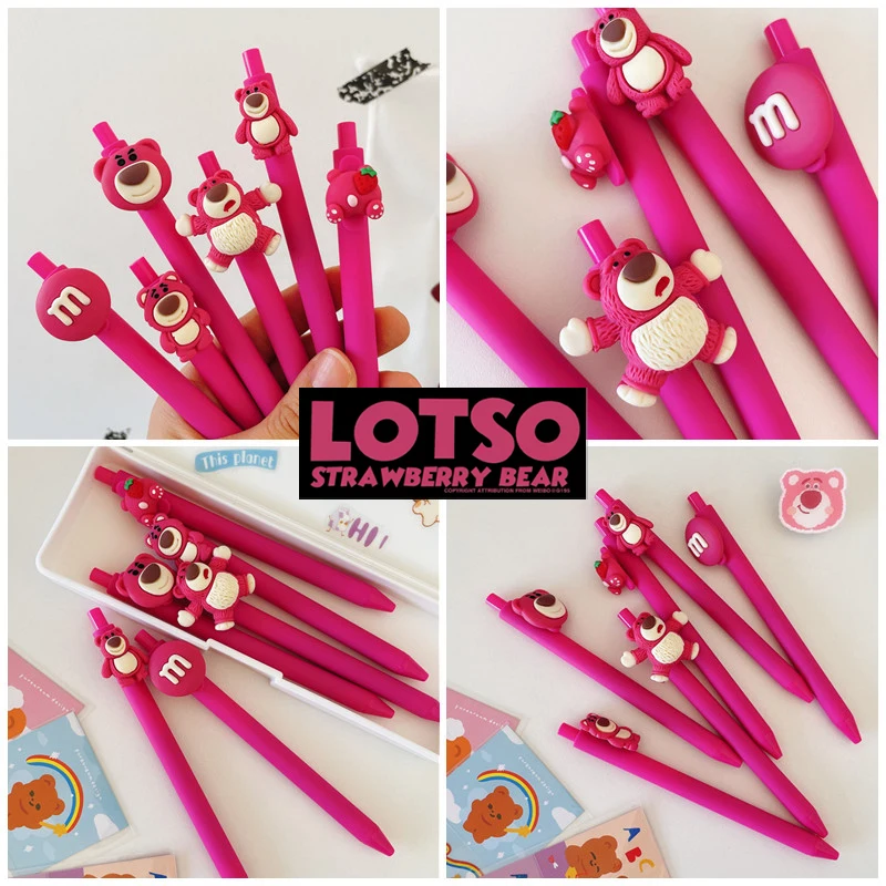 Гелевая ручка История игрушек Lotso черное основание для студентов 0 5 мм с